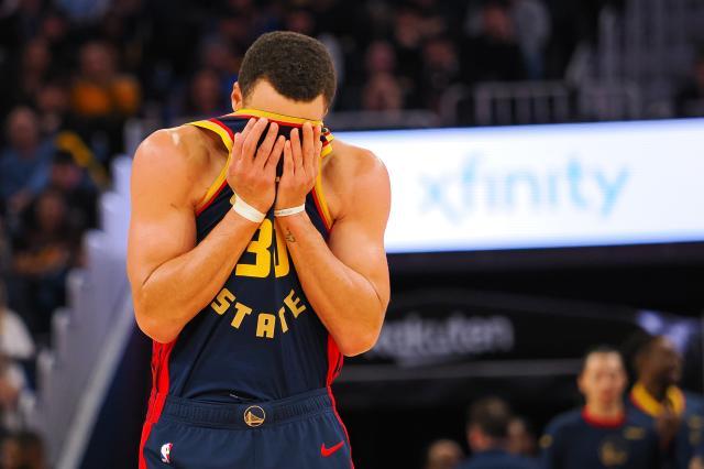 9393体育APP-勇士进攻已在联盟垫底 独木难支的库里真的累了